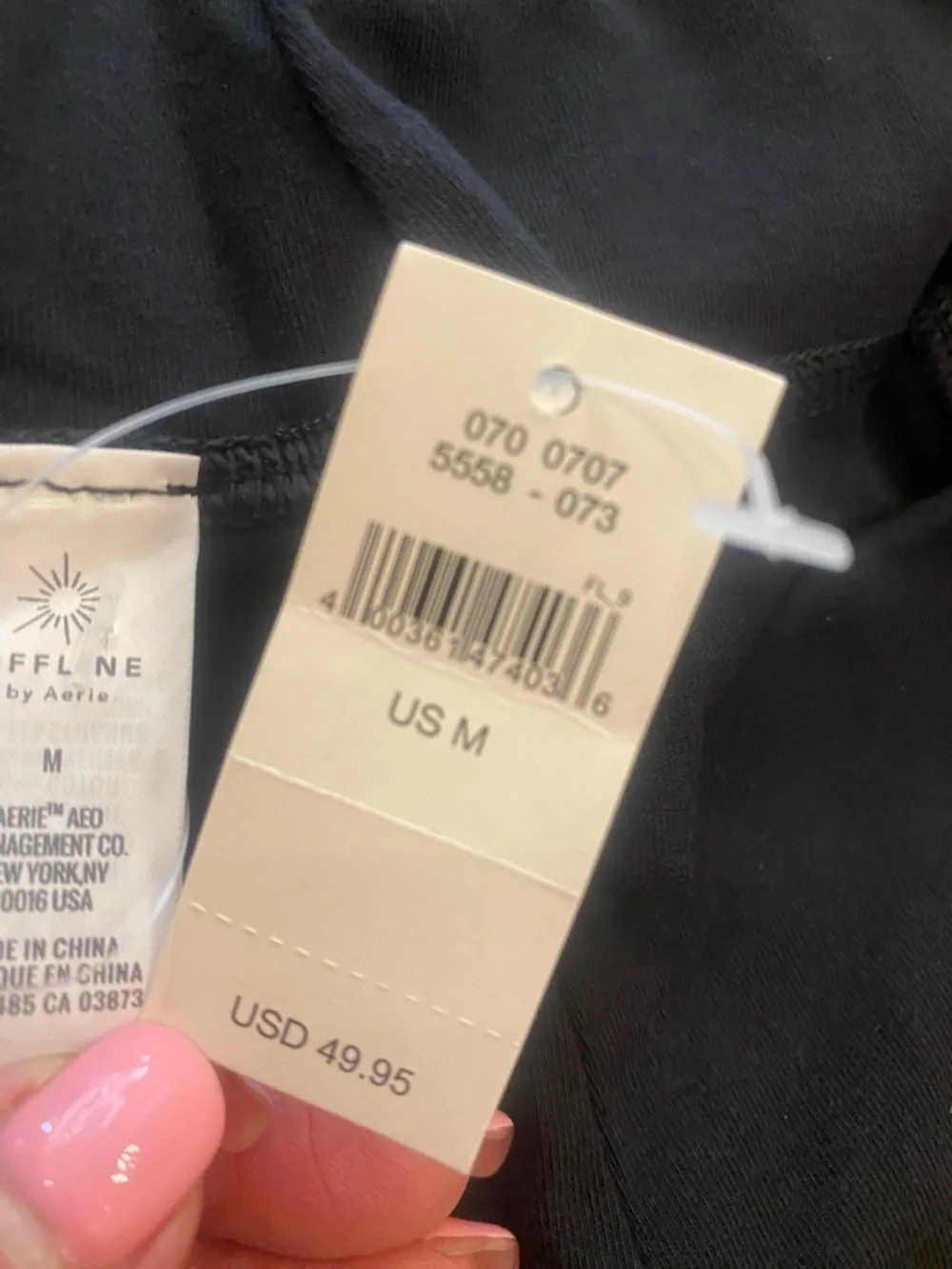 Aerie Women’s Black Super Flare Offline OG High Waist Long Yoga Pants New M